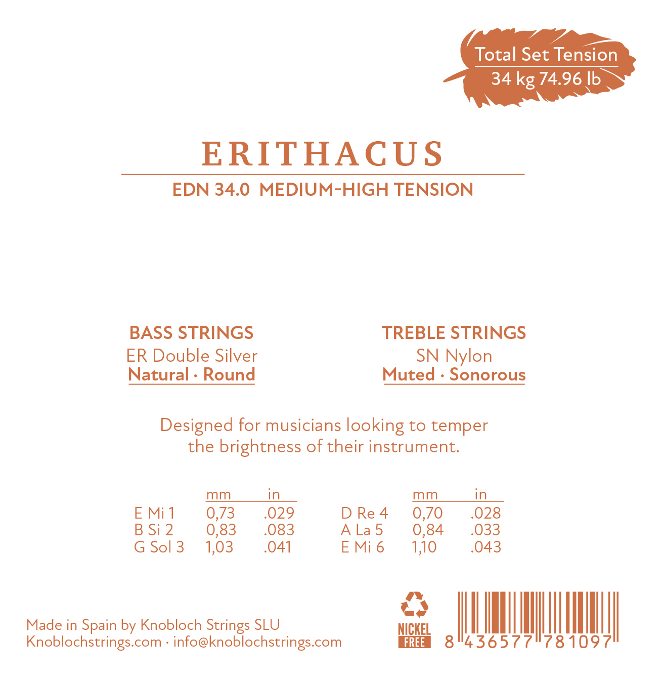 EDB_33-0_Ericathus_BI Nylon_Medium Low Tension