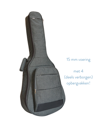 CLX Gigbag voor Western gitaar grey