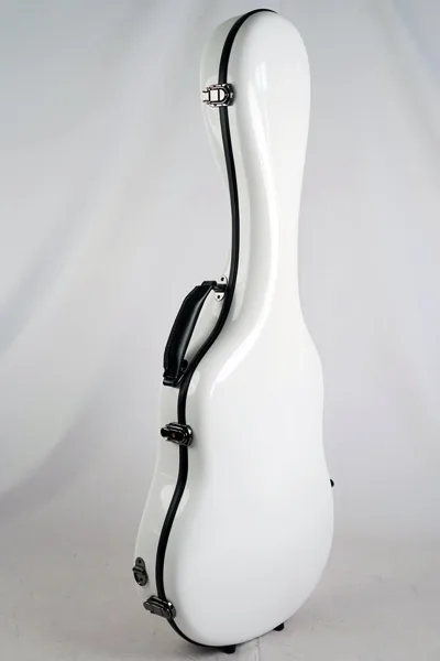 Gitaar Koffer van Glasvezel – Mat Wit (concertgitaar)
